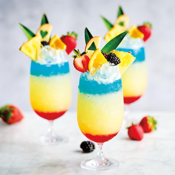 Rainbow warrior cocktail. Celebrate Pride with BCLIQUOR