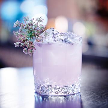 Empress Lavender Gimlet Cocktail. Celebrate Pride with BCLIQUOR