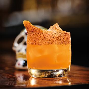 Flamin' Mezcal Margarita